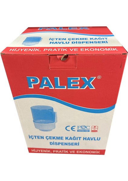 Içten Çekme Cimri Kağıt Havlu Dispenseri Aparatı - Şeffaf Mavi - Plastik fiyatları