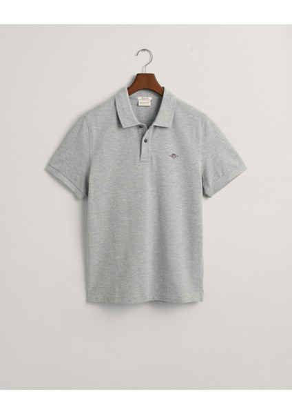 Erkek Gri Regular Fit Logolu Polo 2210.93 fırsatları