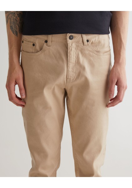 Erkek Bej Slim Fit Pantolon 1000305.277 fırsatları