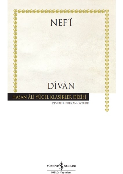 Divan -Ciltli - Nef’i