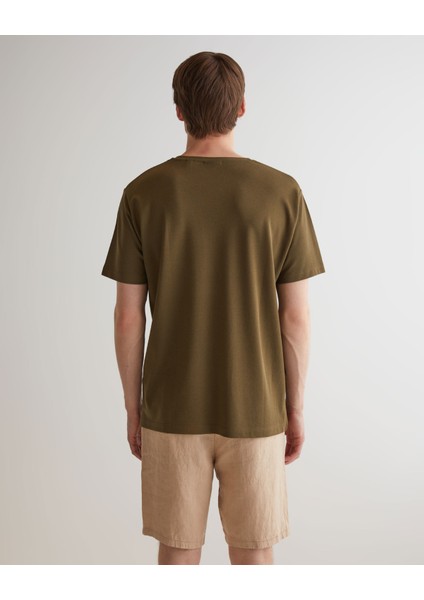 Erkek Yeşil Regular Fit Bisiklet Yaka T-Shirt 2324145T.301 fiyatları