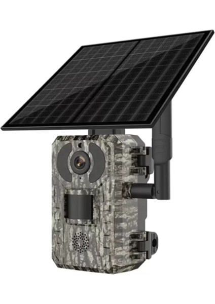 4 Mp Full Hd 4g Solar Sim Kartlı Fotokapan Ir Ip Kamera Güneş Enerji