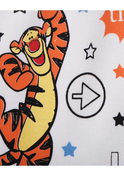 Tiger Baskılı Çoraplı Pijama Altı