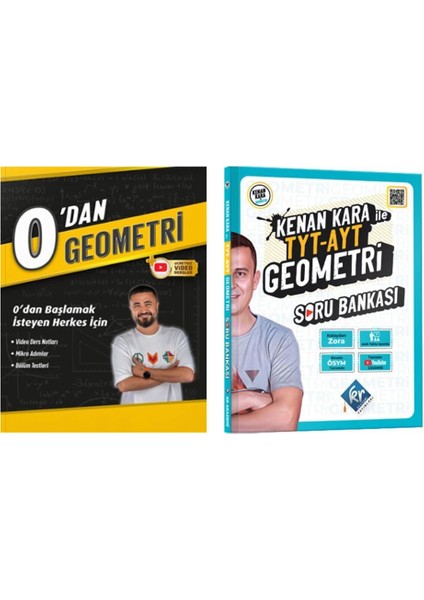 Rehber Matematik 0'Dan Geometri - Kenan Kara ile TYT AYT Geometri Soru Bankası