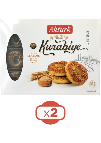 Kandil Simidi Kurabiye 400 gr Tuzlu x 2 Adet