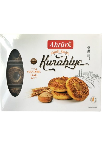 Kandil Simidi Kurabiye 400 gr Tuzlu x 2 Adet