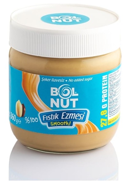 Fıstık Ezmesi Sade Smooty 360g
