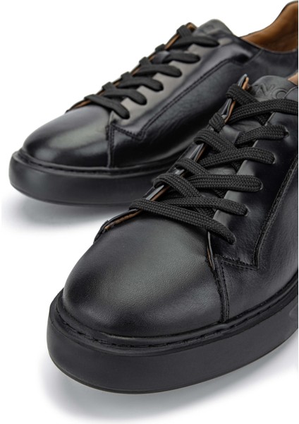 Erkek Deri Siyah Casual Ayakkabı 233 3148 Erk Ayk Y24 Syh/syh Acma modelleri