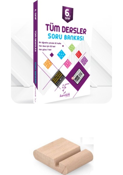 6. Sınıf Tüm Dersler Soru Bankası - Telefon Tutucu Set