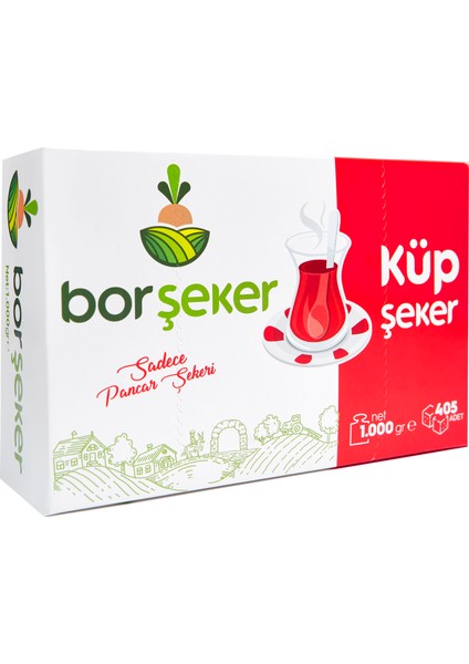 - Küp Şeker 1 kg Pancar Şekeri