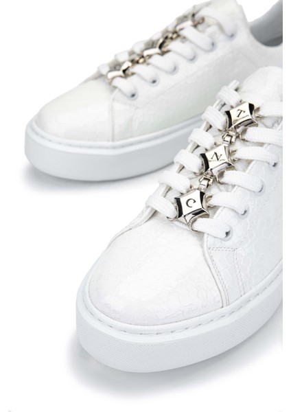 Kadın Deri Beyaz Sneakers & Spor Ayakkabı 1037 1367 Bn Ayk Y24 Beyaz fırsatları