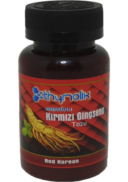 Kırmızı Ginseng Tozu 75 gr