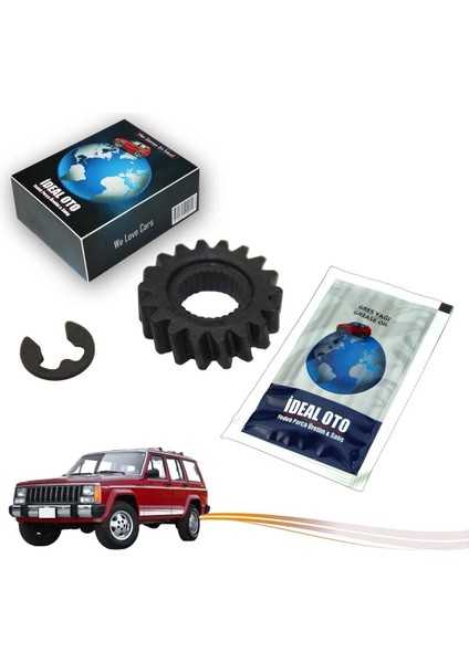 Jeep Cherokee I Xj 1986-2001 Için Sunroof Motor Dişli Tamir Seti & Grease Yağı