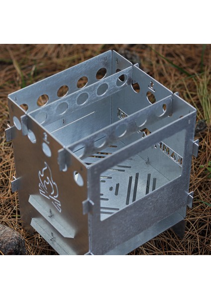 Kamp Ayısı® Pyroeco™ Ateş Kutusu: Pratik ve Katlanabilir Çantalı Metal Kamp Ocağı