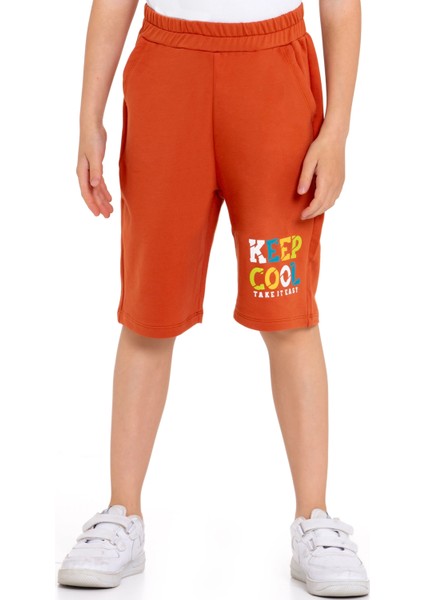 Keep Cool Baskılı Erkek Çocuk Şort 73652
