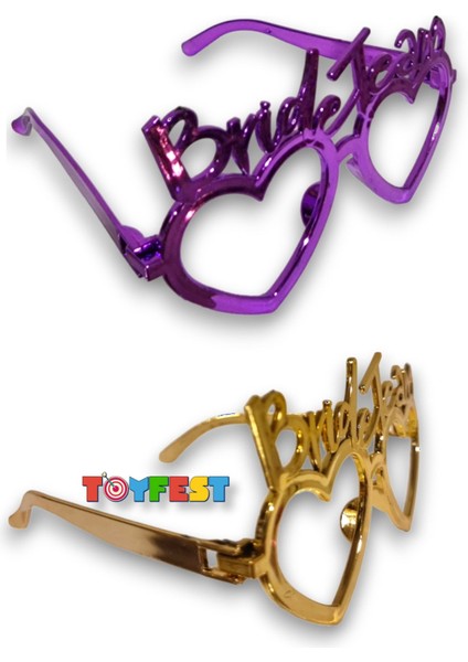 1 Adet Pembe Renkli Bride To Be Gelin Gözlüğü + 6 Adet Renkli Bride Team Nedime Gözlükleri 15X10 cm indirimleri