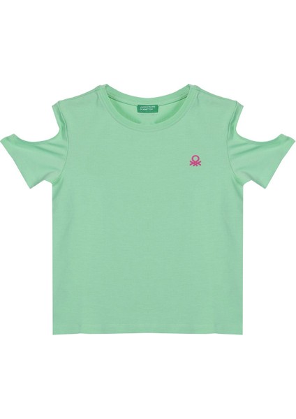 United Colors Of Benetton Kız Çocuk T-Shirt Bnt-G21303