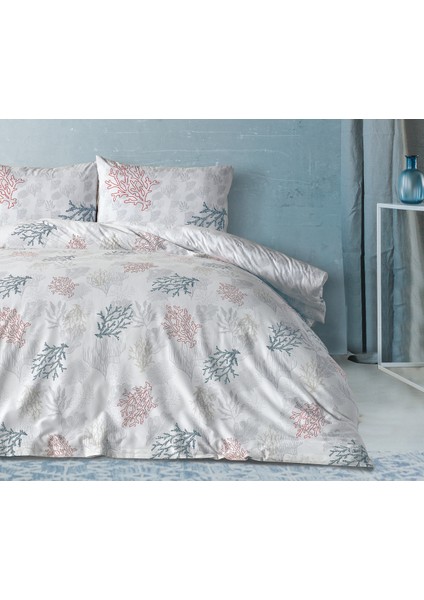 Marine Nevresim Takımı Marina Çift King Size - Beyaz