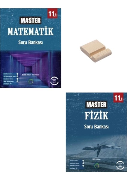 Okyanus Yayınları 11. Sınıf Master Matematik Soru Bankası - Fizik Soru Bankası + Telefon Tutucu