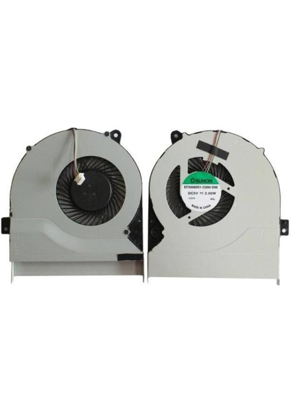 Asus ile Uyumlu S56CM-XX132H, S56CM-XX140, S56CM-XX3317S Cpu Fan, Işlemci Fanı Versiyon 1