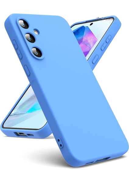 Samsung Galaxy A25 Kılıf Lansman Kamera Korumalı Içi Kadife Yumuşak Renkli Silikon Mat Hisli Süet