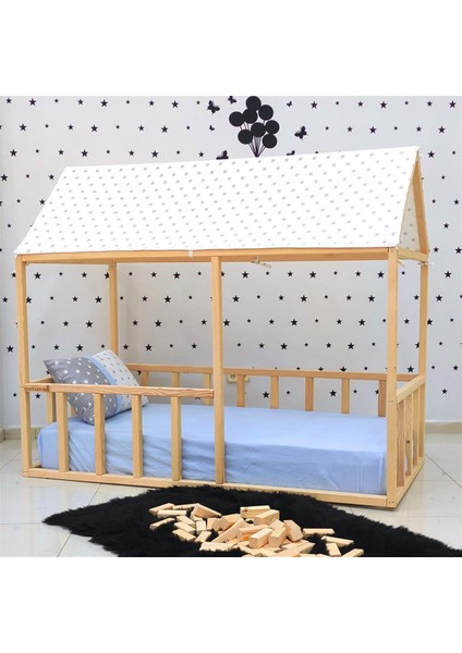 Montessori Yatak Ahşap Çocuk ve Bebek Karyola