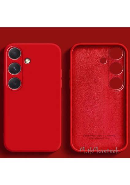 Samsung Galaxy A35 Kılıf Lansman Kamera Korumalı Içi Kadife Yumuşak Renkli Silikon Mat Hisli Süet