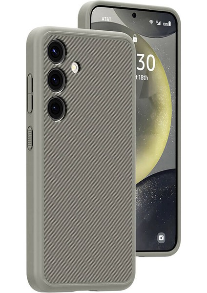 Samsung Galaxy S24 Kılıf Magsafeli Karbon Fiber Görünümlü T-Karbon Kapak