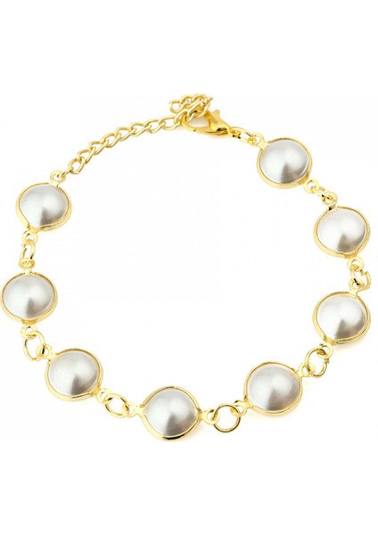 Gold Bayan Kol Saati Istiridye Bileklik Kombin Set PS3510 indirimleri