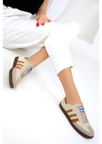 Kadın Siyah / Beyaz Spor Sneaker Bağcıklı Günlük Rahat Taban Ayakkabı modelleri