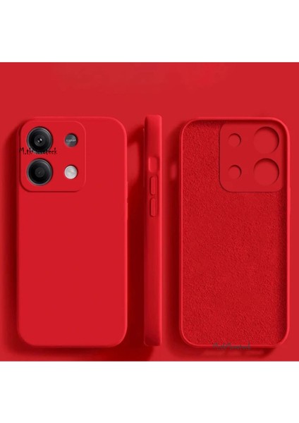 Xiaomi Redmi Note 13 Pro 4g Kılıf Lansman Kamera Korumalı Içi Kadife Yumuşak Renkli Silikon Mat His