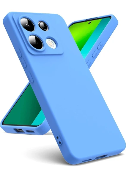 Xiaomi Redmi Note 13 Pro 4g Kılıf Lansman Kamera Korumalı Içi Kadife Yumuşak Renkli Silikon Mat His