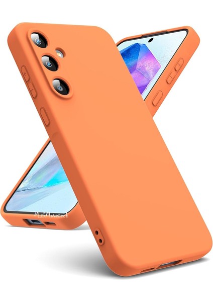 Samsung Galaxy A15 Kılıf Lansman Kamera Korumalı Içi Kadife Yumuşak Renkli Silikon Mat Hisli Süet