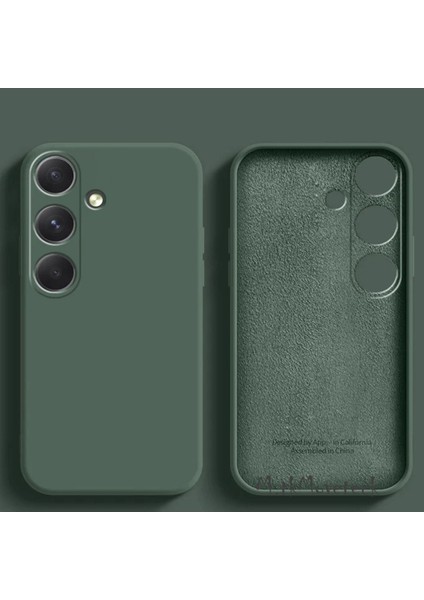 Samsung Galaxy A15 Kılıf Lansman Kamera Korumalı Içi Kadife Yumuşak Renkli Silikon Mat Hisli Süet