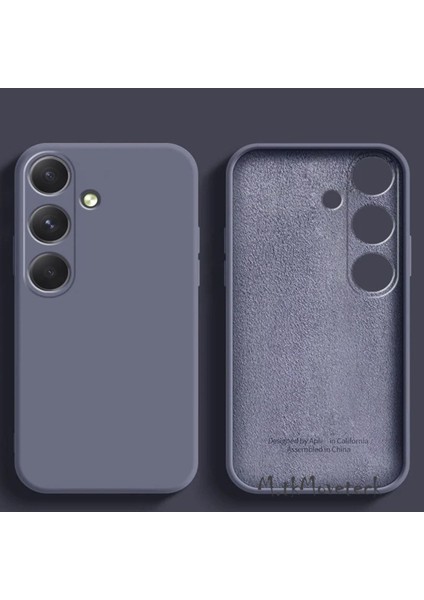 Samsung Galaxy A25 Kılıf Lansman Kamera Korumalı Içi Kadife Yumuşak Renkli Silikon Mat Hisli Süet