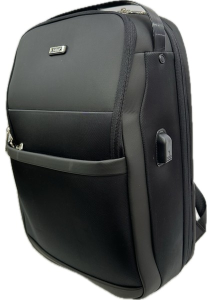 Baggaj S24135 Profesyonel Kilitli Kalıplı Eva Kumaş Laptop Sırt Çantası