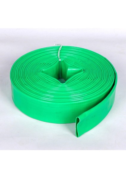 Besttech 4" - 25 Metre Uv Katkılı Pvc Kaplı Tekstil Örgülü 7 Bar Layflat Yassı Verici Hortum
