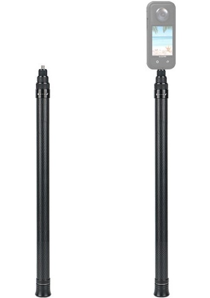 INSTA360 ve Gopro Uyumlu Görünmez Selfie Çubuk (110 Cm) modelleri