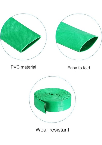 Besttech 4" - 75 Metre Uv Katkılı Pvc Kaplı Tekstil Örgülü 7 Bar Layflat Yassı Verici Hortum fiyatları