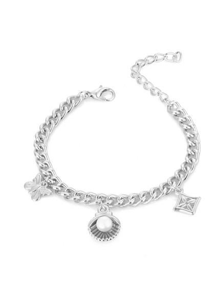 Taşlı Metal Bayan Kol Saati Istiridye Bileklik Kombin Set PS3509 fırsatları