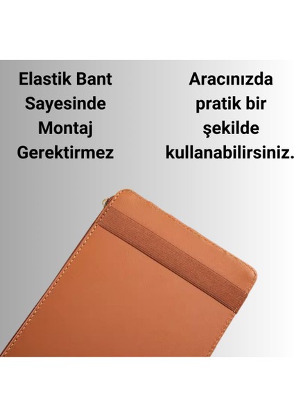 Organizer Güneşlik Araç Cüzdanı, Telefon Tutucu, Gözlük, Kartlık, Kimlik, Para, Kalem Tutucu modelleri