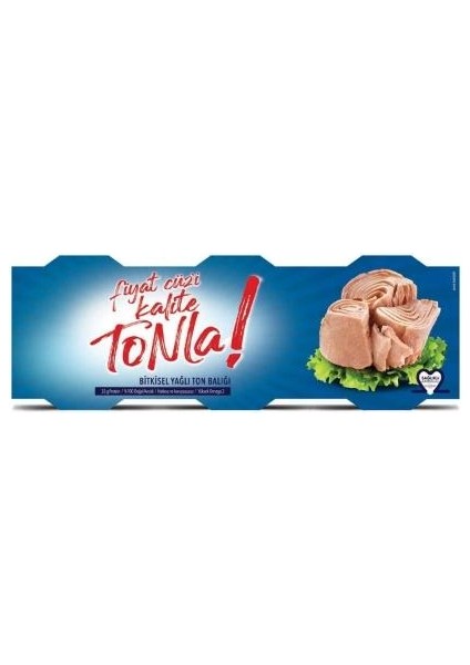 Kalite Tonla Ayçiçek Yağlı Ton Balığı 3x75 gr