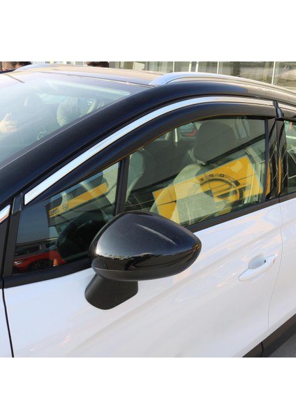 Opel Crossland Ferrous Kromlu Cam Rüzgarlığı 4 Parça 2021 ve Üstü modelleri