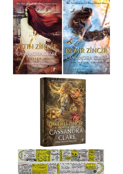 Altın Zincir - Demir Zincir - Dikenli Zincir (Ciltli) - Cassandra Clare 3'lü Set