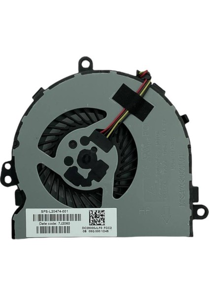 Hp ile Uyumlu 250 G7, 255 G7, 256 G7 Cpu Fan, Işlemci Fanı Versiyon 1