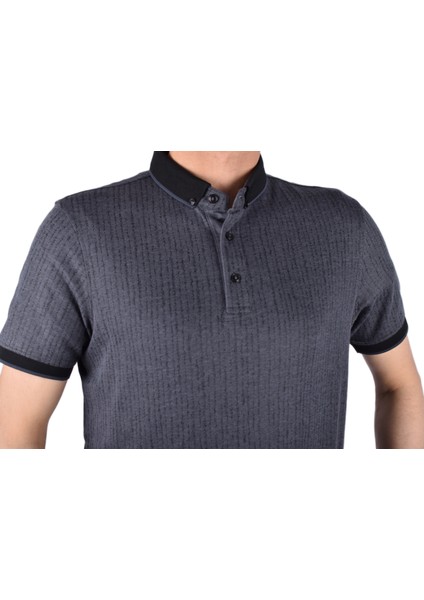 RYM-7530 Polo Yaka Tişört/siyah/2xl