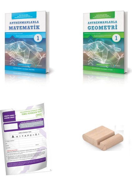 Antrenmanlarla Matematik 1 + Geometri 1 + Türkiye Geneli Deneme + Telefon Tutucu..!
