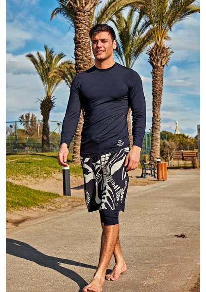 Lacivert Taqva Erkek Yüzme Tişört T2402 fiyatları