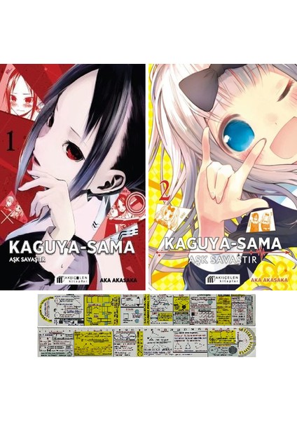 Kaguya-Sama: Aşk Savaştır 1 - Kaguya-Sama: Aşk Savaştır 2 + Matematik Öğreten Cetvel
