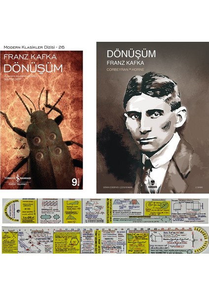 Dönüşüm Roman - Çizgi Roman - Franz Kafka + Matematik Öğreten Cetvel